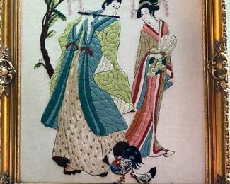 Asian needlepoint