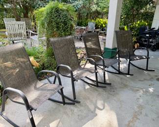 Sling, outdoor rocking chairs