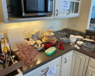 Dishes and glasses