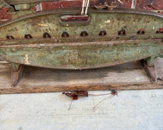 Vintage asbestos shingle cutter