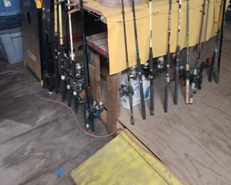 Fishing poles 