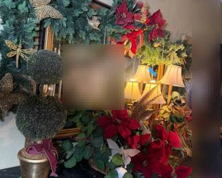 Vintage Double Stick Style Accent Lamp, Topiary, Garland, More