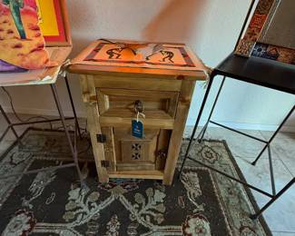 Rustic Pine nightstand