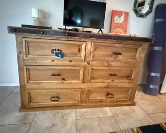 Rustic Pine Dresser