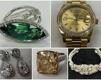 Gold Diamond Platinum Silver Ruby Emerald Jewelry Auction