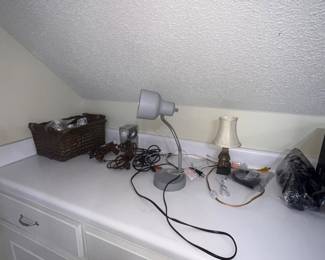 Miscellaneous electrical cords and lamps