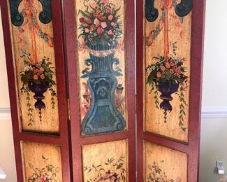 Solid wood room divider