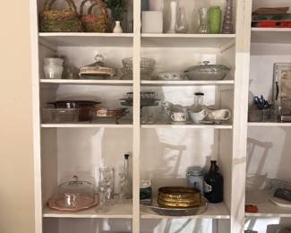Miscellaneous serving dishes and home decor
