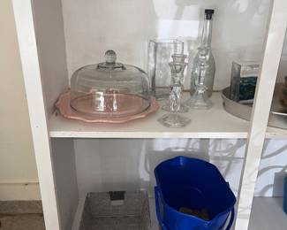 Miscellaneous serving dishes and home decor
