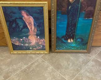 Two Edward Hughes Prints in Canvas