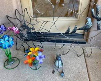 Some More Handcrafted Metal Artwork for Outside