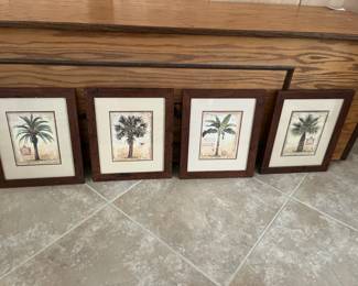 Four Palm Landscape Prints from Chad Barrett