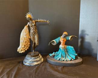 A Couple More HandPainted Bronze Sculptures