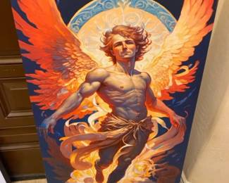 Large Canvas Print Featuring Icarus