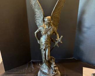 Large Bronze Angel