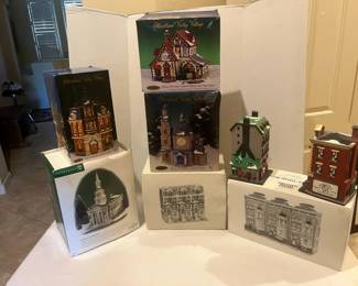 Elite Eight Christmas Village Pieces
