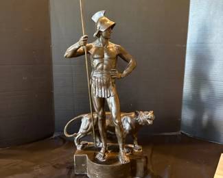 A Bronze of a Roman Gladiator