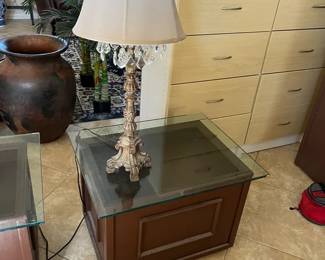 Side Table and Lamp Right