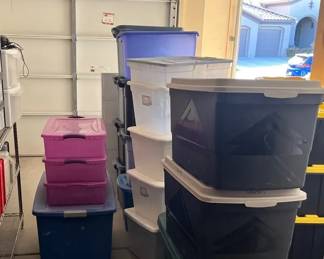 Variety of Storage Bins