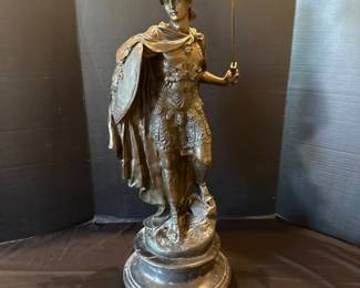 Large Sculpture of a Soldier