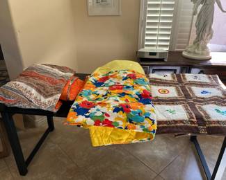 Three Colorful Quilts