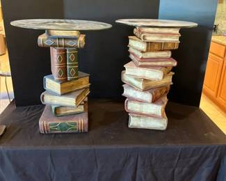 A Couple Cool Lamp Tables for Your Study or Library