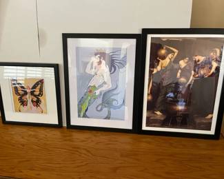Three Unique Prints
