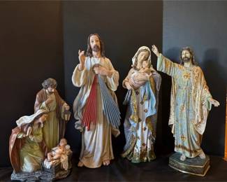 Assorted Religious Statues