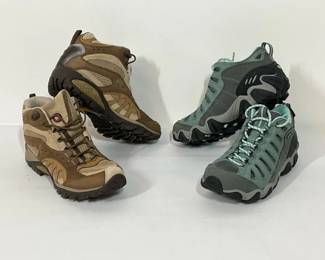Merrell and Oboz Womens Hiking Boots