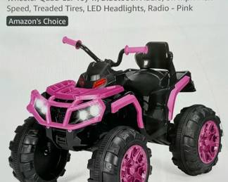Best Choice Products 12V Kids Electric ATV Pink New in Opened Box