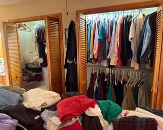 men's clothing, women's clothing, shoes, bedding, outwear, blazers