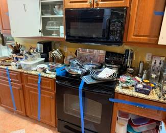 french cookware, utensils, crocks, silverware