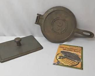 Rome Cast Iron Waffle Iron