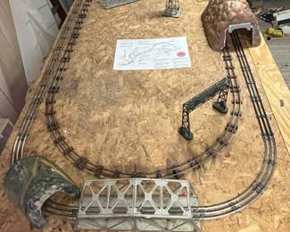 Table Top Model Train Track
