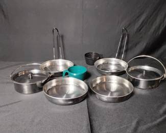Copper Bottom Camping Mess Kits