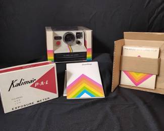 Polaroid One Step Land Camera with Accessories