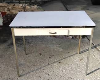 Vintage Metal Utility Table