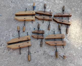Vintage Jorgensen and Midwest Cabinet Handscrew Clamps