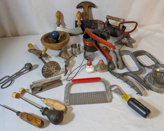 Eclectic Collection of Vintage Kitchen Utensils
