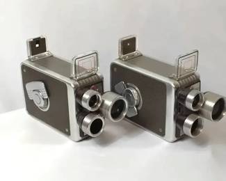 Two 2 Kodak Brownie Turret 8mm Movie Cameras