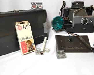 Polaroid Automatic 100 Land Camera with Accessories