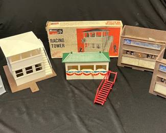 Slot Car Racing Outbuildings and Strombecker Lap Counters