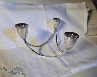 Douchin Creations -- 925 Sterling Silver candleholder ($150 firm)
