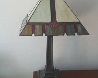 Mission Style Resin Shade Table Lamp