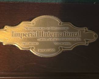 Imperial International Ball and Claw Style Pool Table