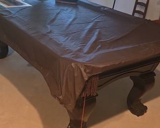 Imperial International Ball and Claw Style Pool Table