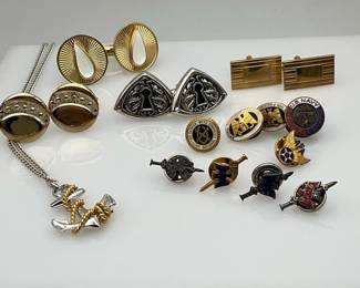 Vintage cufflink collection