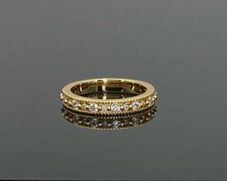 Moissantie band ring