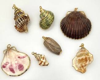 Natural Seashell pendants