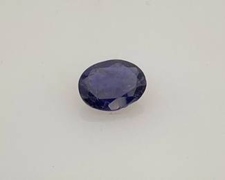 Oval cut tanzanite